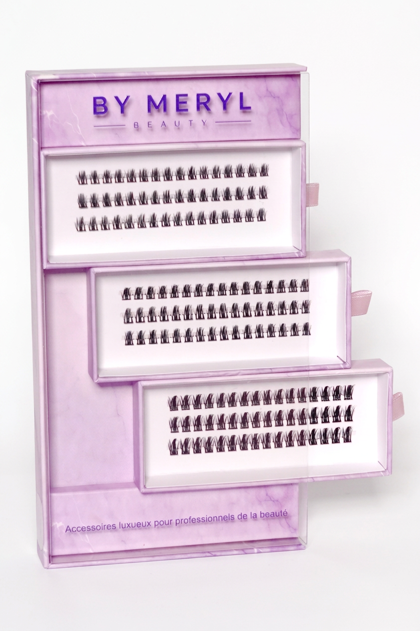 Boîte de faux cils + cluster