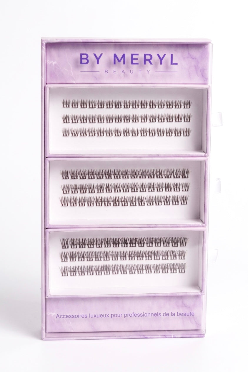 Boîte de faux cils + cluster