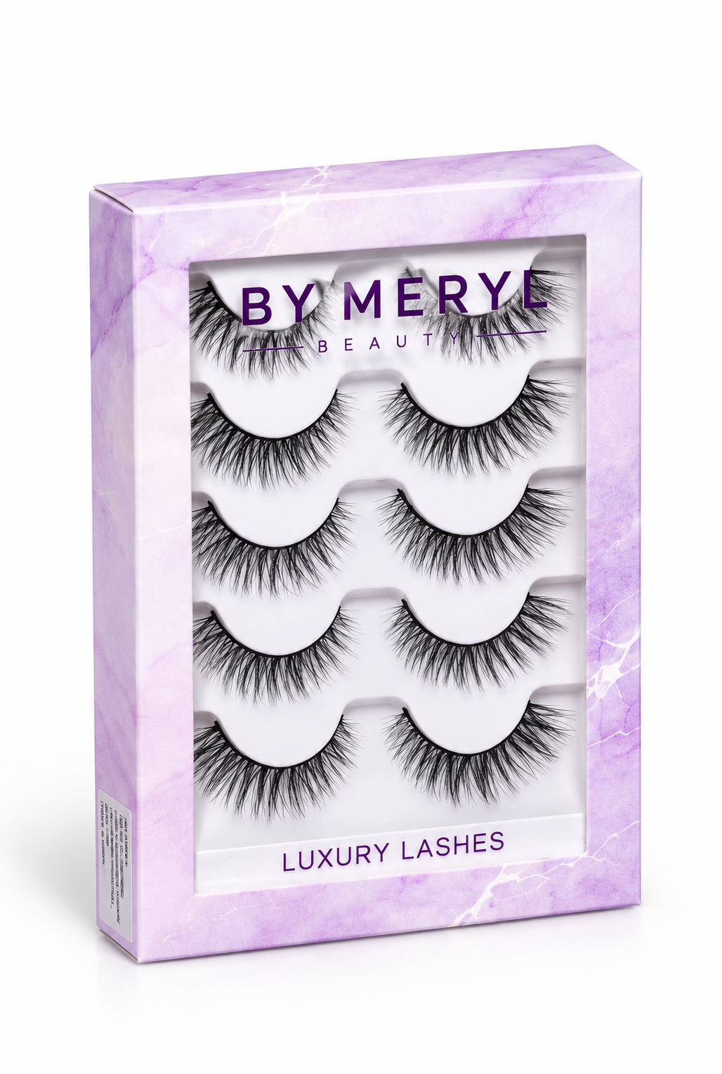 Boîte faux cils + 5 franges
