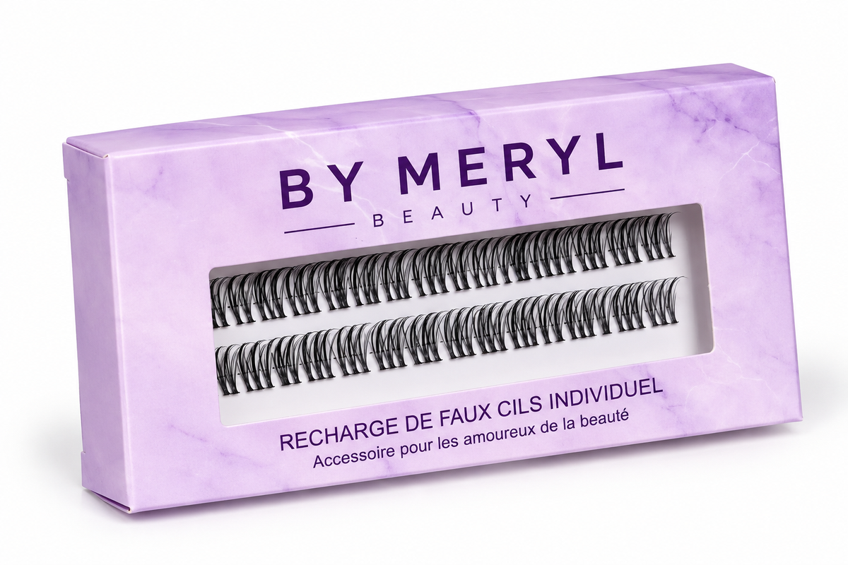 Recharge faux cils individuels pour boite 3 tiroirs