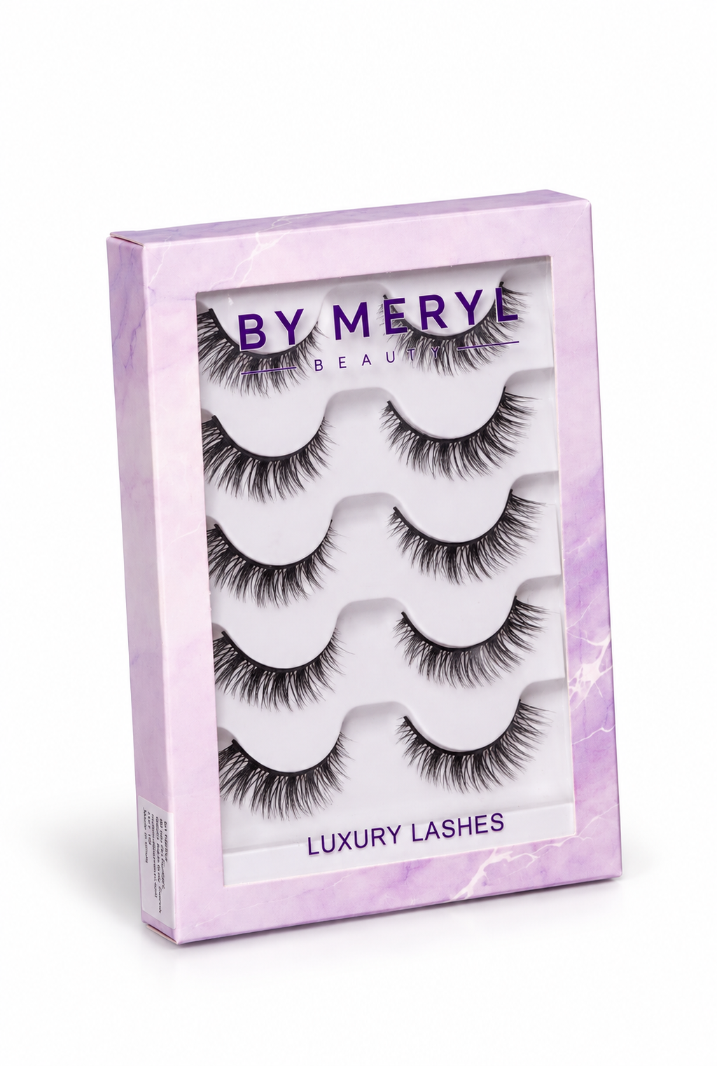 Boîte faux cils + 5 franges