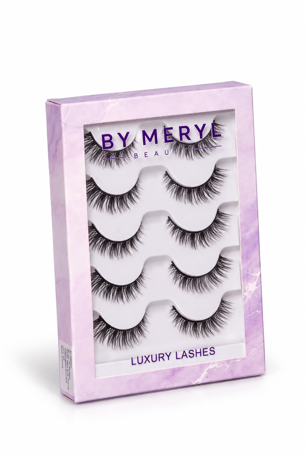 Boîte faux cils + 5 franges