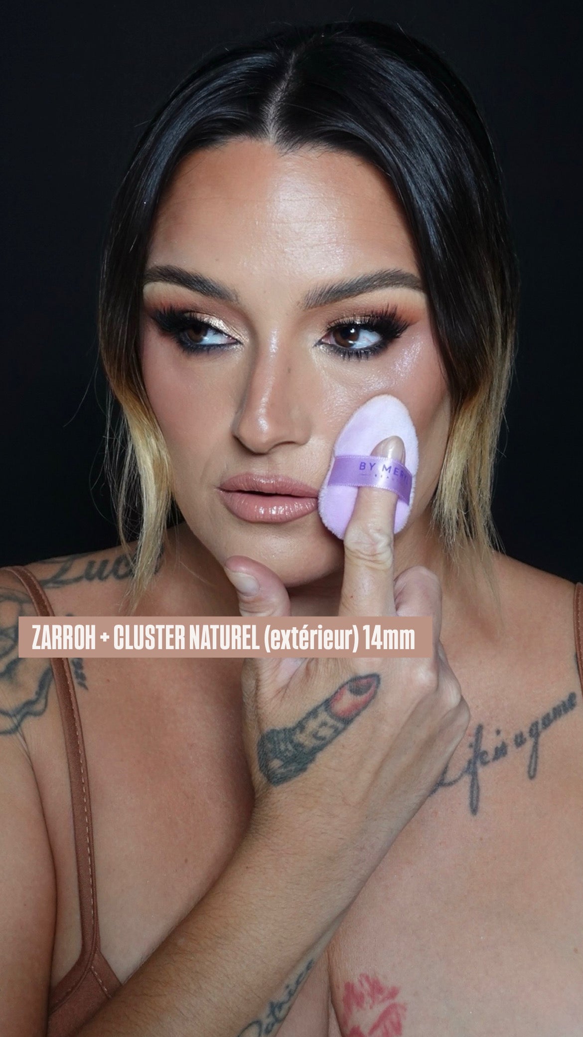 Boîte faux cils + 5 franges